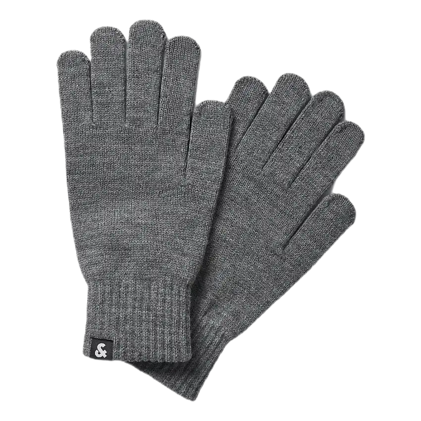 Barry Knitted Gloves Grey