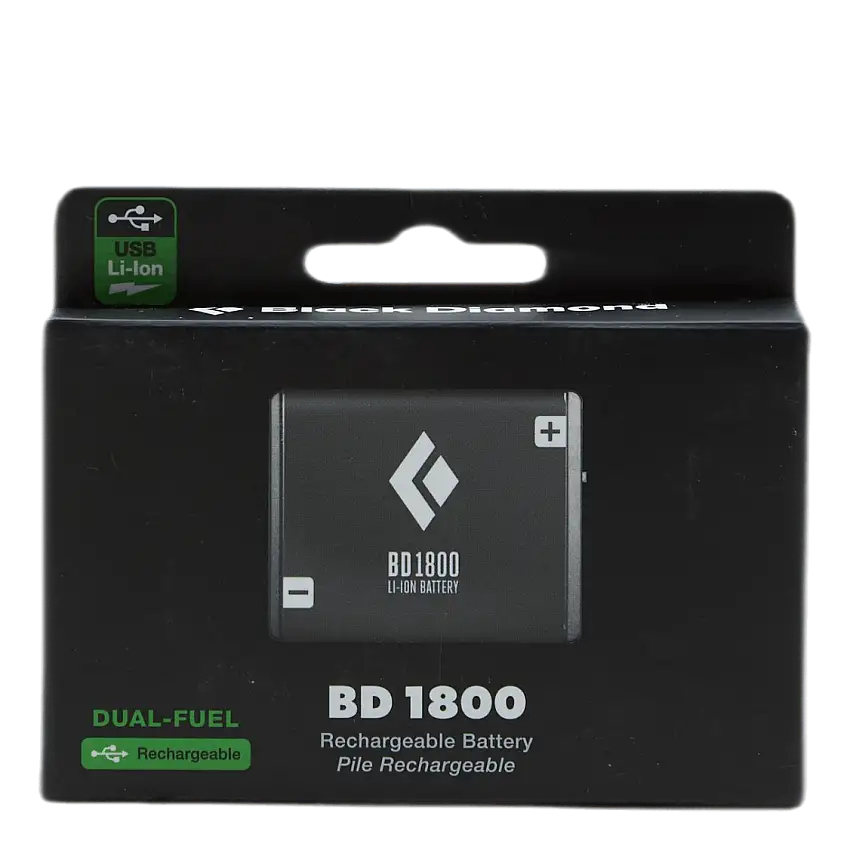 BD 1800 Battery & Charger Black