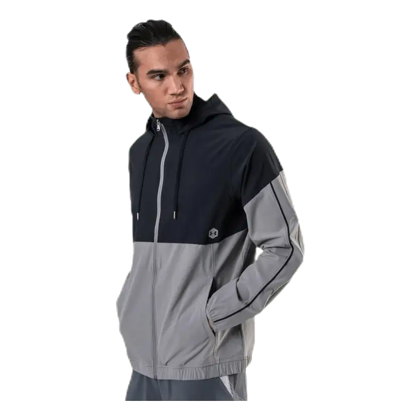 Athlete Recovery Woven Warm Up Top Green