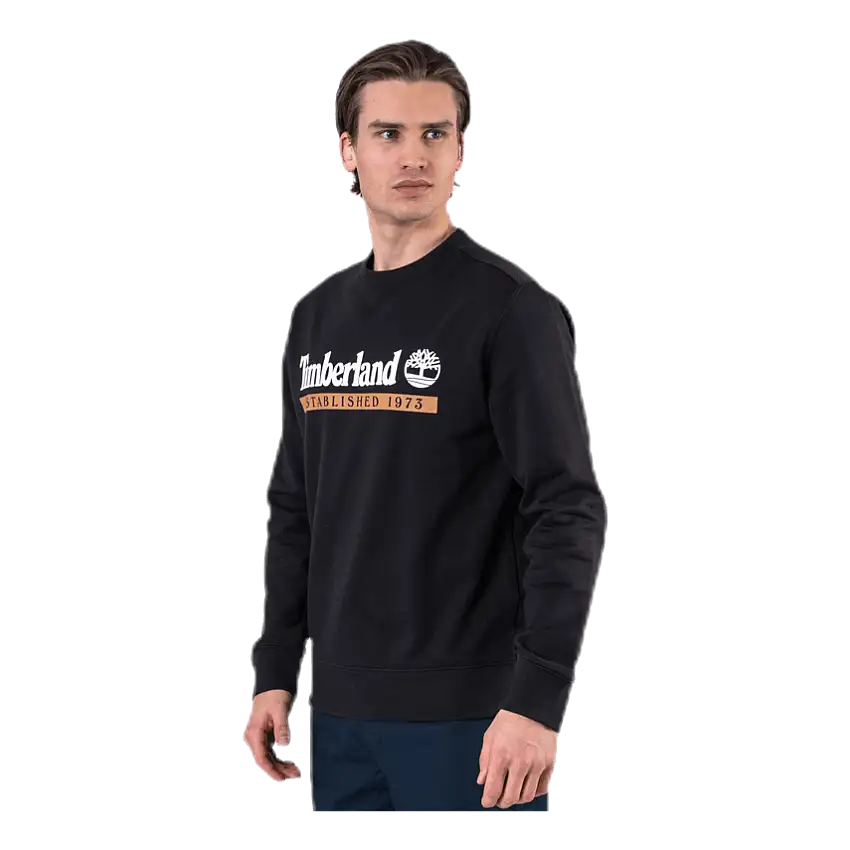 Established 1973 Crew Sweat Black