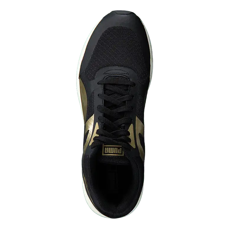 698 Ignite Metallic Wn's Black-Metallic Gold-White