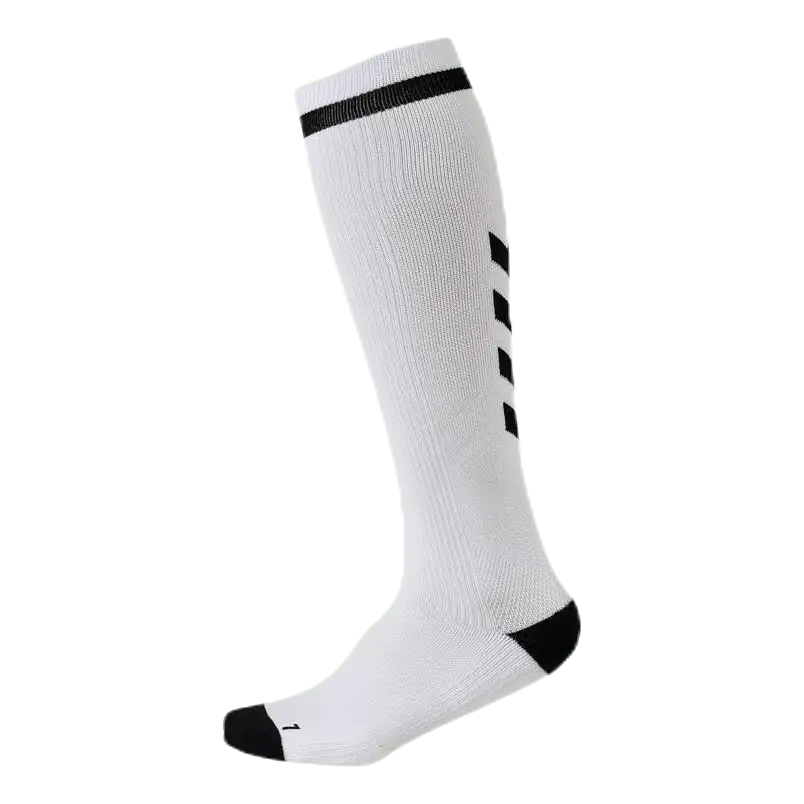 Elite Indoor Sock High White/Black