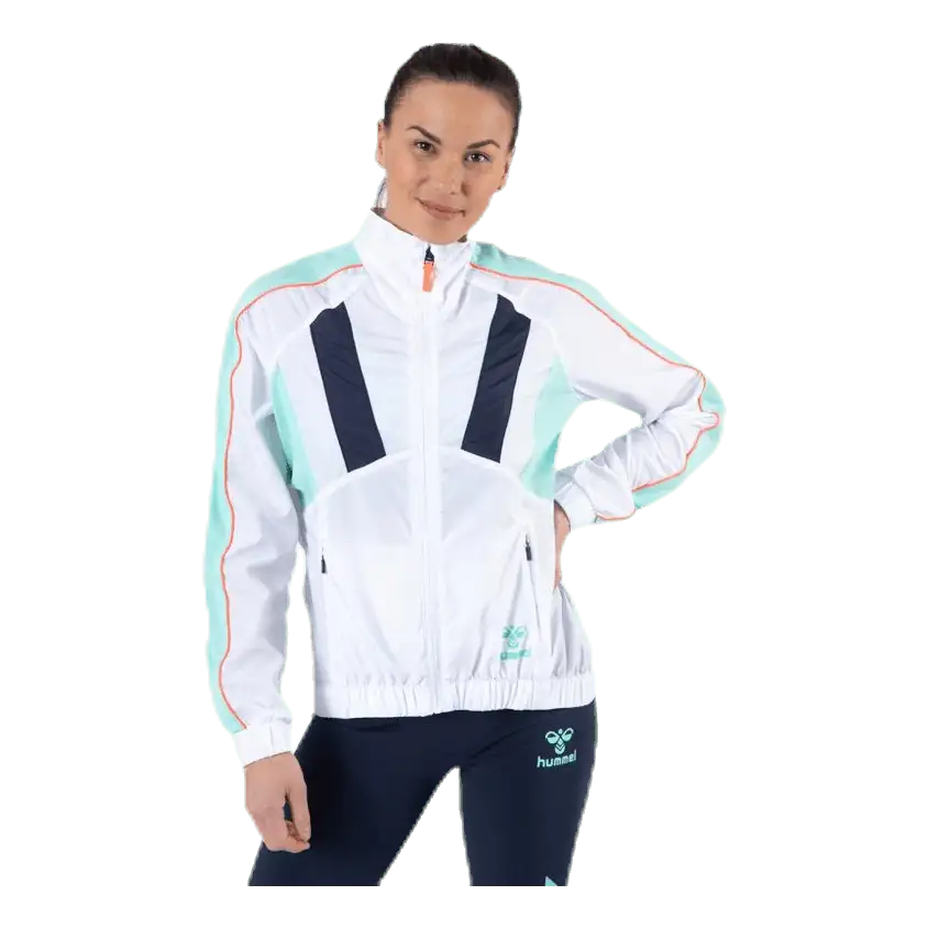 Trophy Zip Jacket White