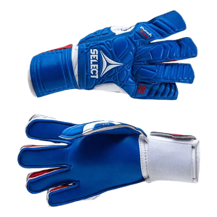 GK Gloves 88 Flat Cut Blue/White/Red