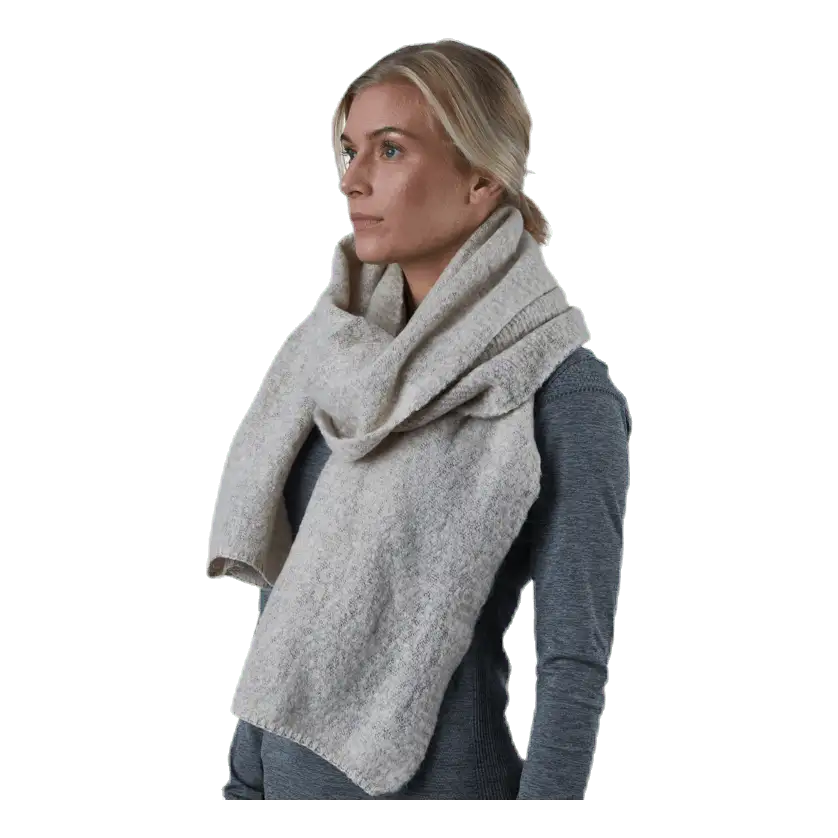 Lima Knit Long Scarf Beige