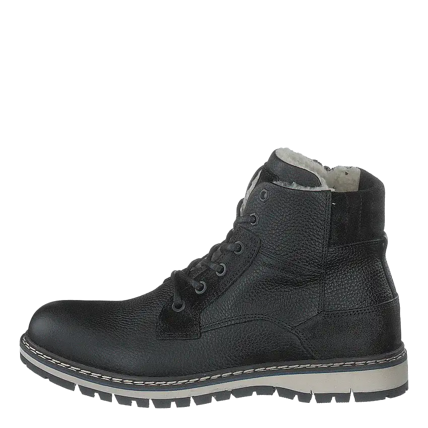 Boaz Hi Fur M Blk