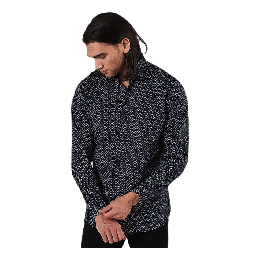 Blackpool Stretch Shirt L/s Mecca Orange