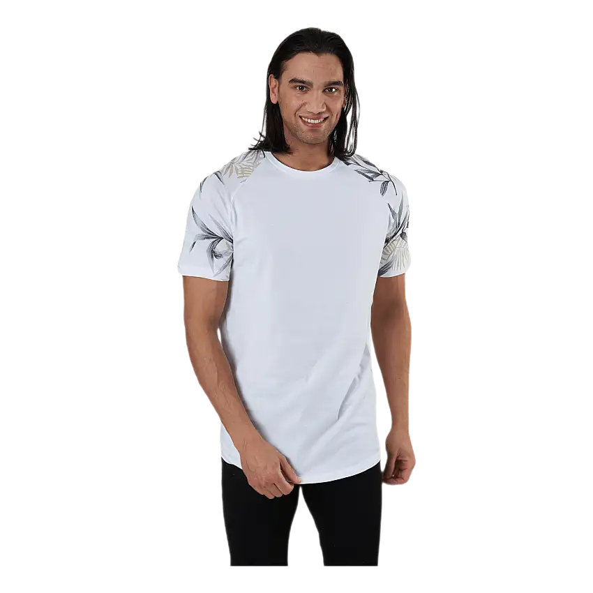 Flower Tee Ss Crew Neck White