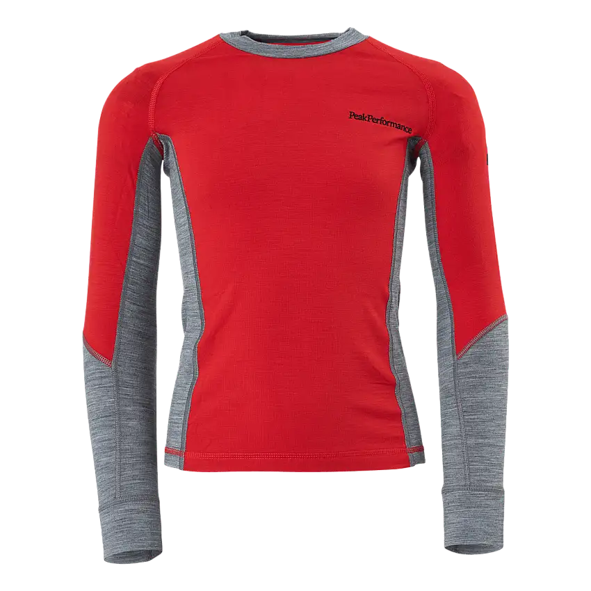 Junior Magic Crew Racing Red-grey Melange