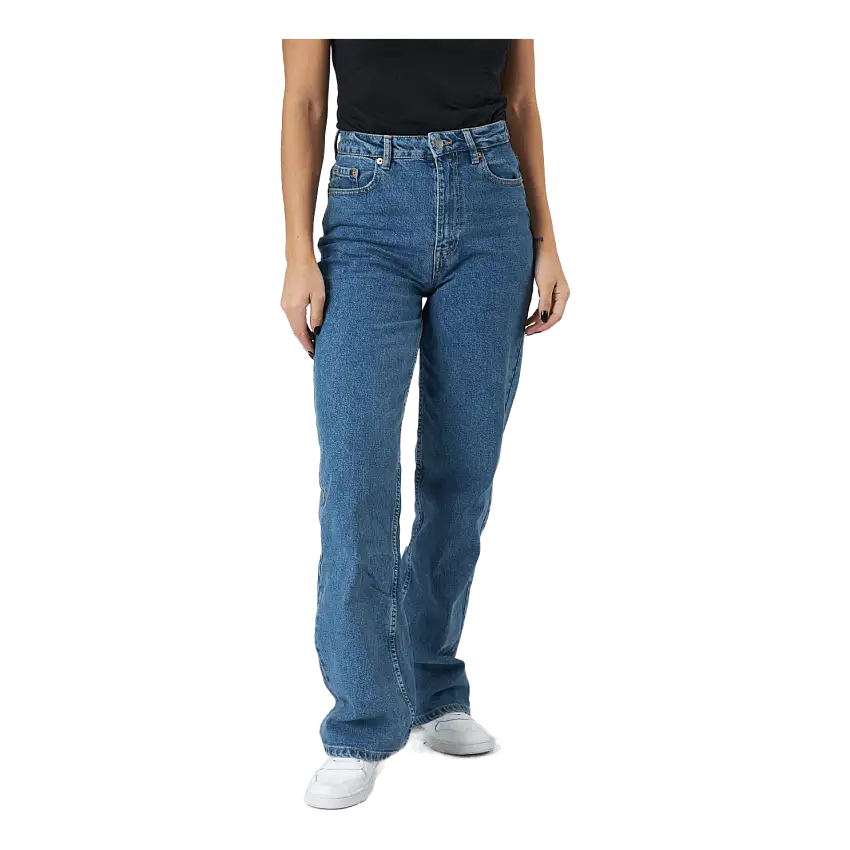 Onlcamille Life Ex Hw Wide Dnm Medium Blue Denim