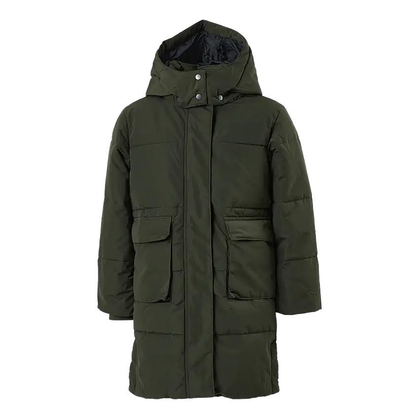 Nkfmary Long Puffer Jacket Rosin