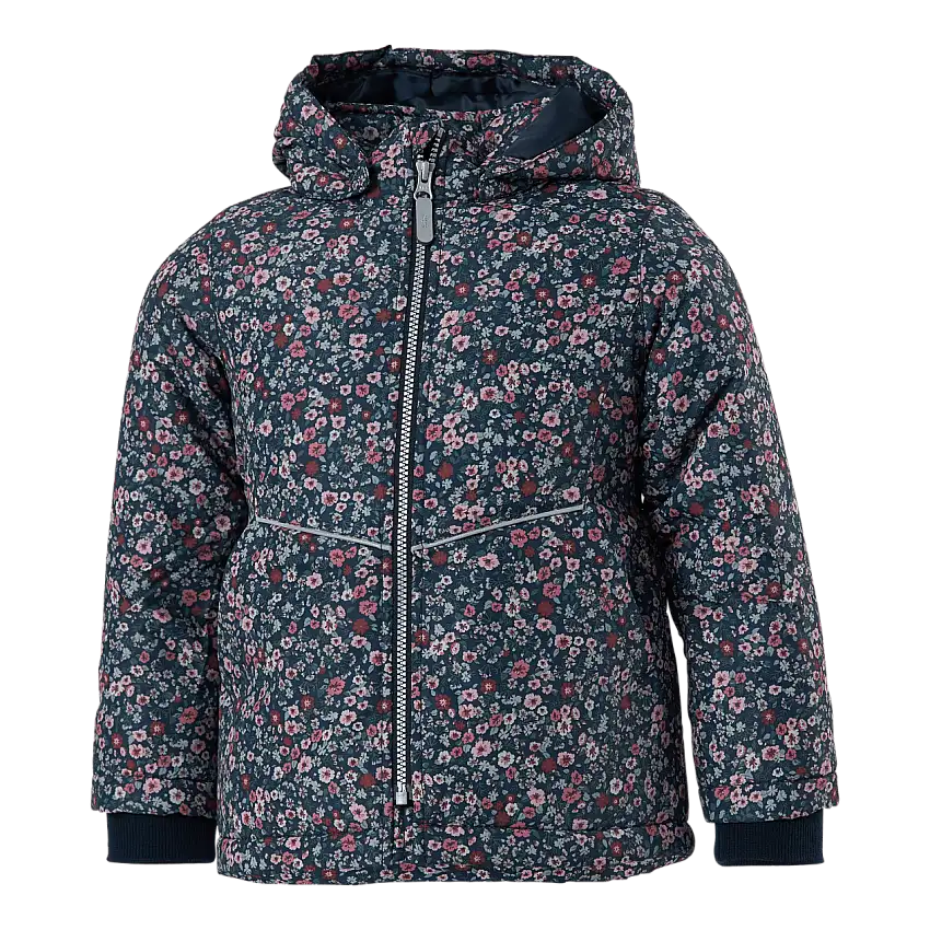 Nmfmaxi Jacket Petit Flower Dark Sapphire