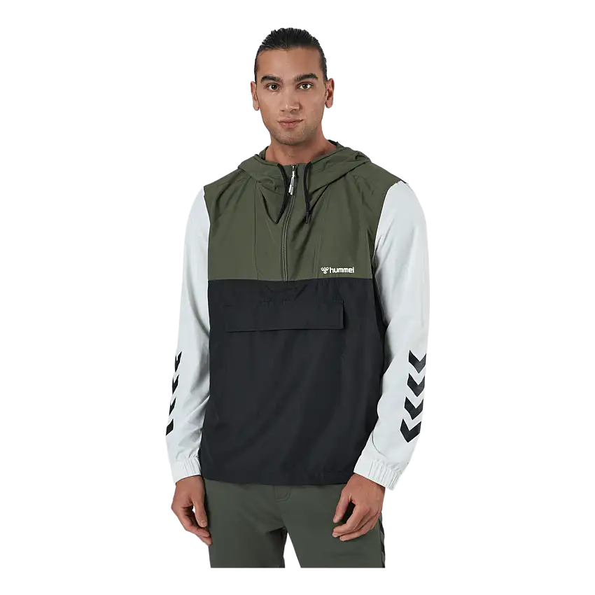 Hmlaton Half Zip Jacket Beetle