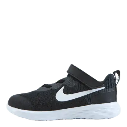 Revolution 6 Baby/Toddler Shoes BLACK/WHITE-DK SMOKE GREY