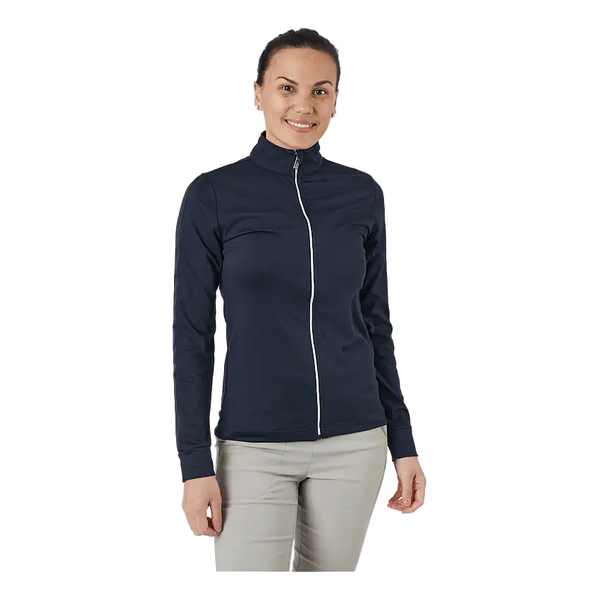 Anna Ls Full Zip Navy
