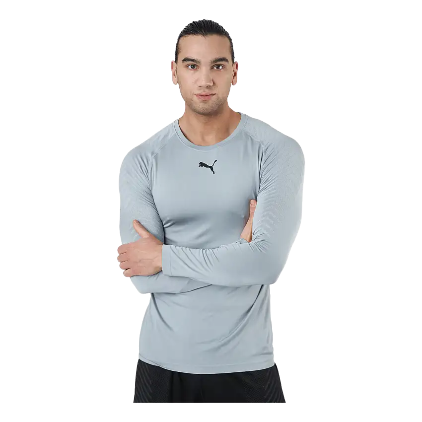 Train Formknit Seamless Ls Tee Medium Gray Heather