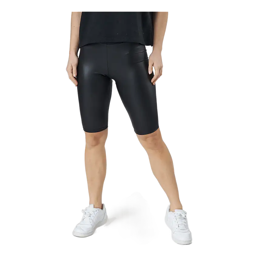 Pcnew Shiny Cycle Shorts Black