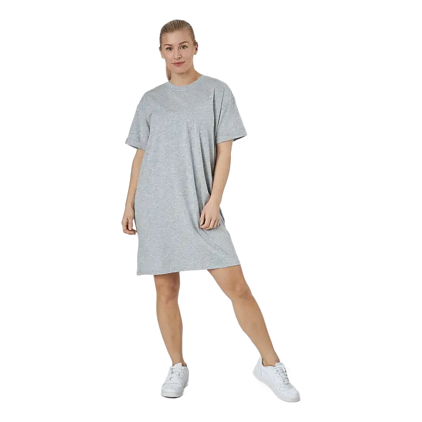 Pcria Ss Dress Bc Light Grey Melange