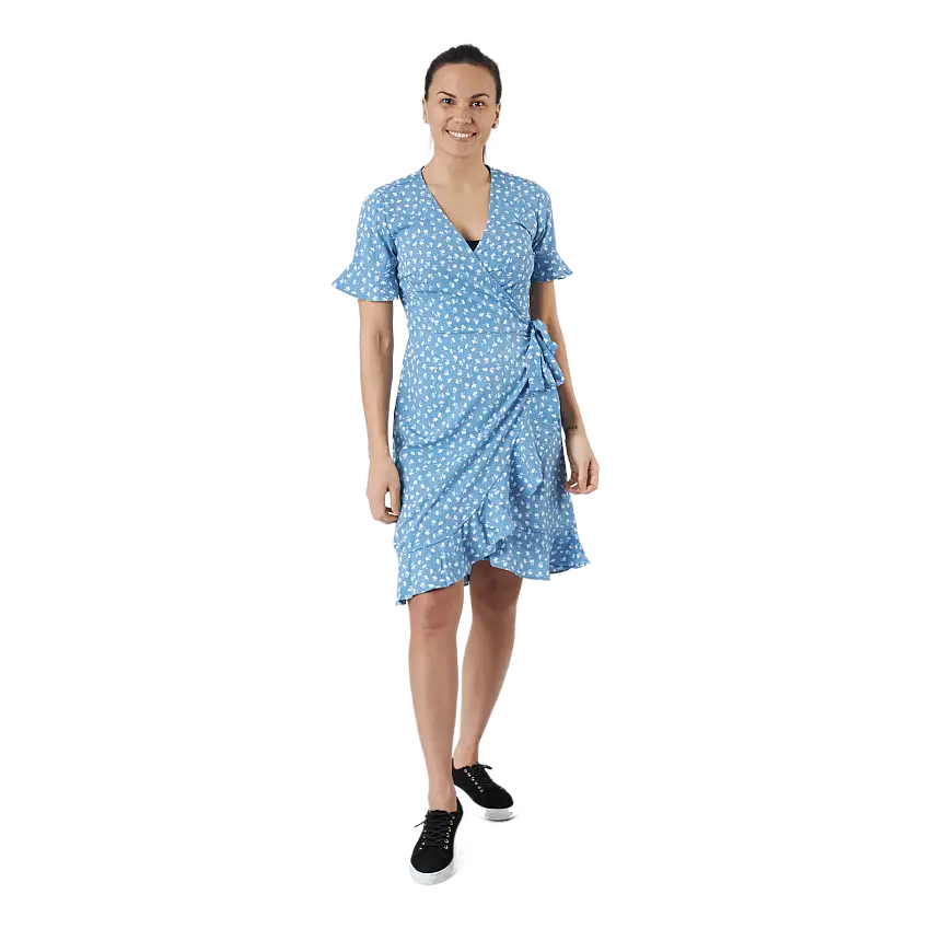 Onlolivia S/s Wrap Dress Wvn Allure