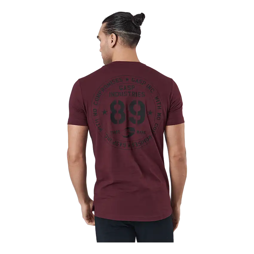 89 Classic Tap Tee Maroon