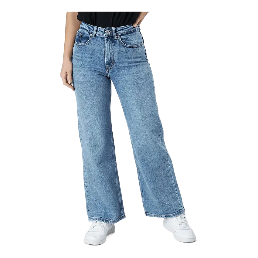 Onljuicy Hw Wide Leg Rea365 N Medium Blue Denim