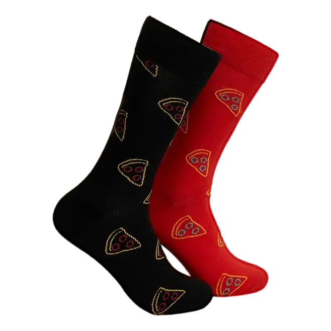 2-pack Pizza Socks Gift Set 200