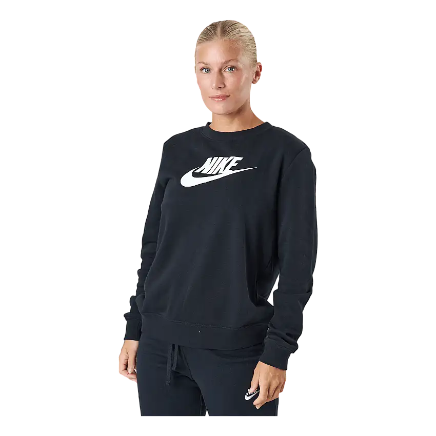 Sportswear Club Fleece Women's Crew BLACK/WHITE