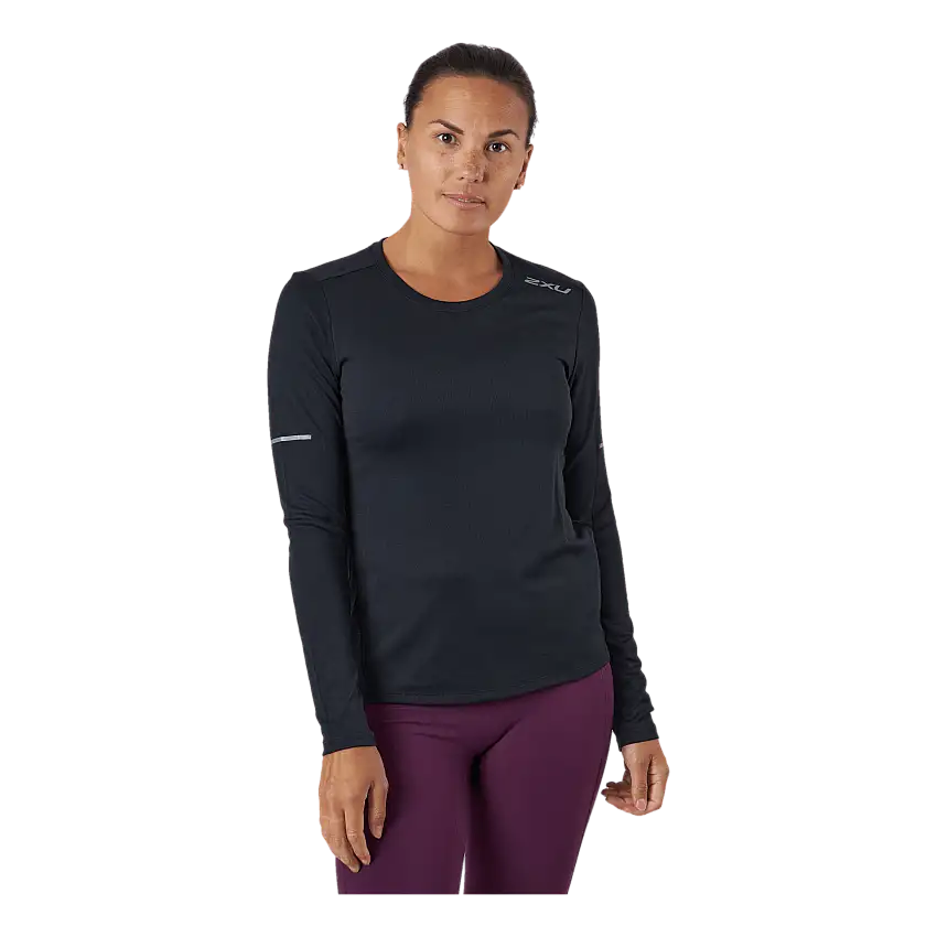 Aero L/s Black/silver Reflective