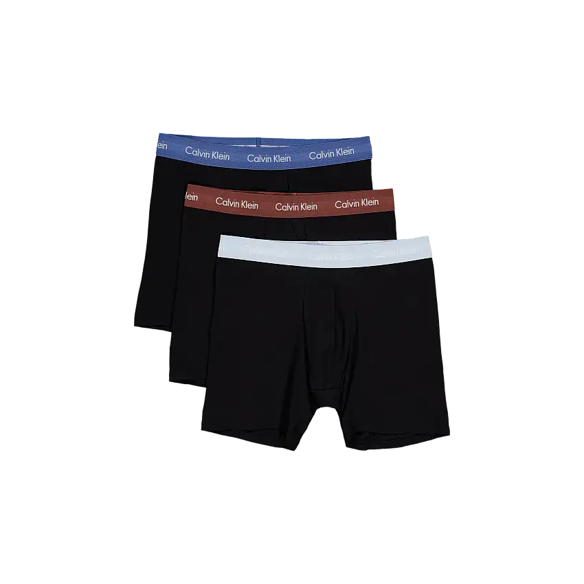 Cotton Stretch Boxer Brief 3pk Black