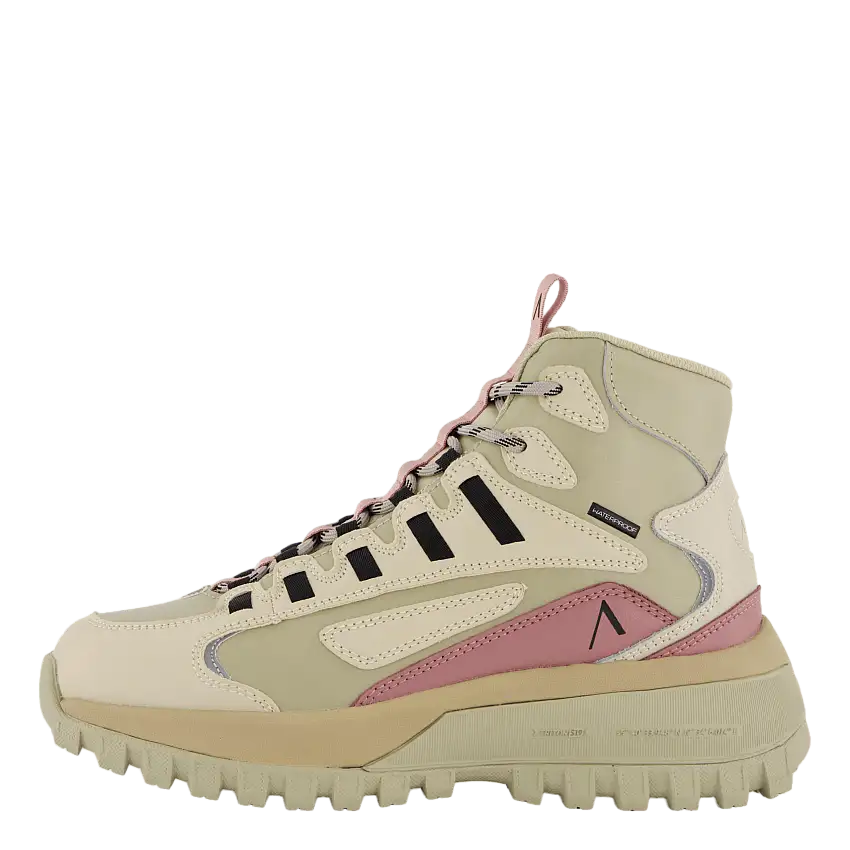 Apaze Hightop Leather Hl T-s19 Eucalyptus Oyster Gray