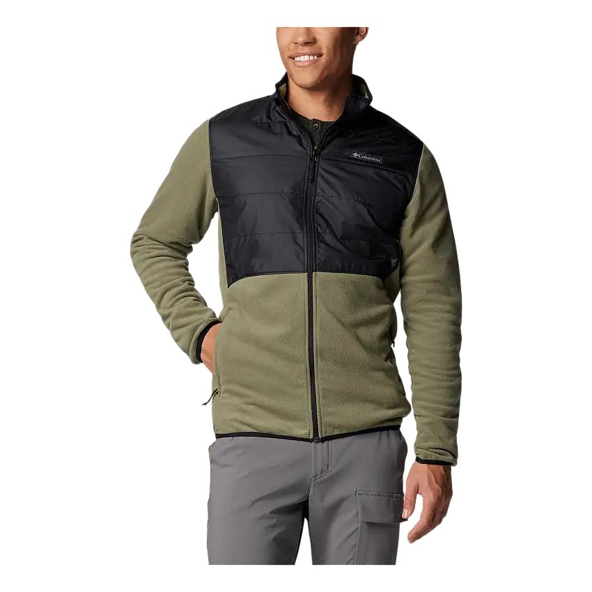 Basin Butte™ Full Zip Fleece I Stone Green, Black