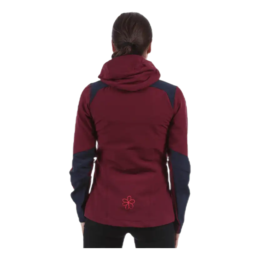 Cecilie Mountaineering Jacket Grey/Red