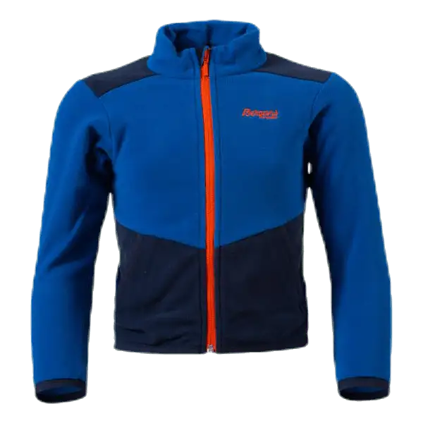 Lilletind Fleece Kids Jacket Blue/Orange
