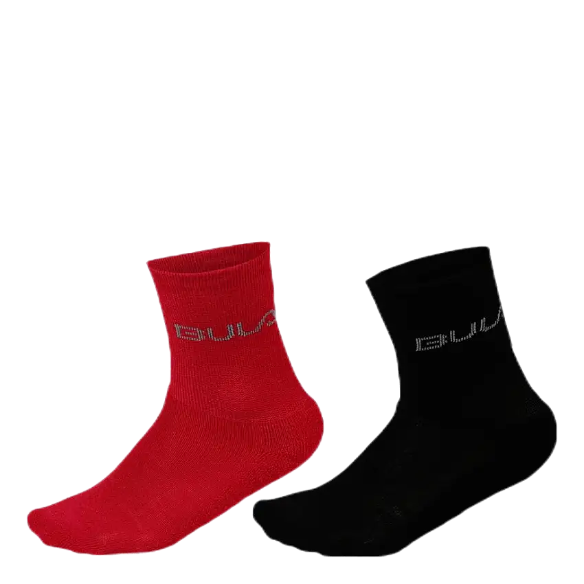 2-Pack Wool Socks Jr Pink/Black