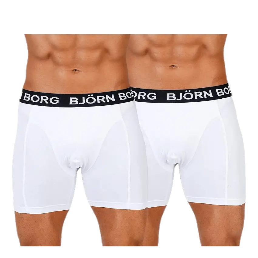 Solid Shorts 2-Pack White