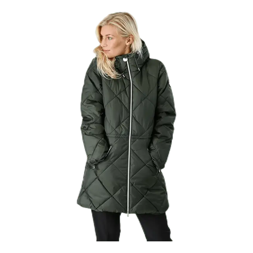 Active Quilt Jacket Green