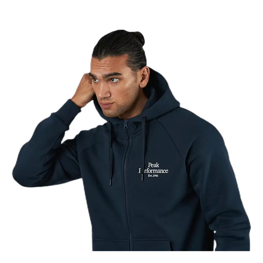Original Zip Hood Blue