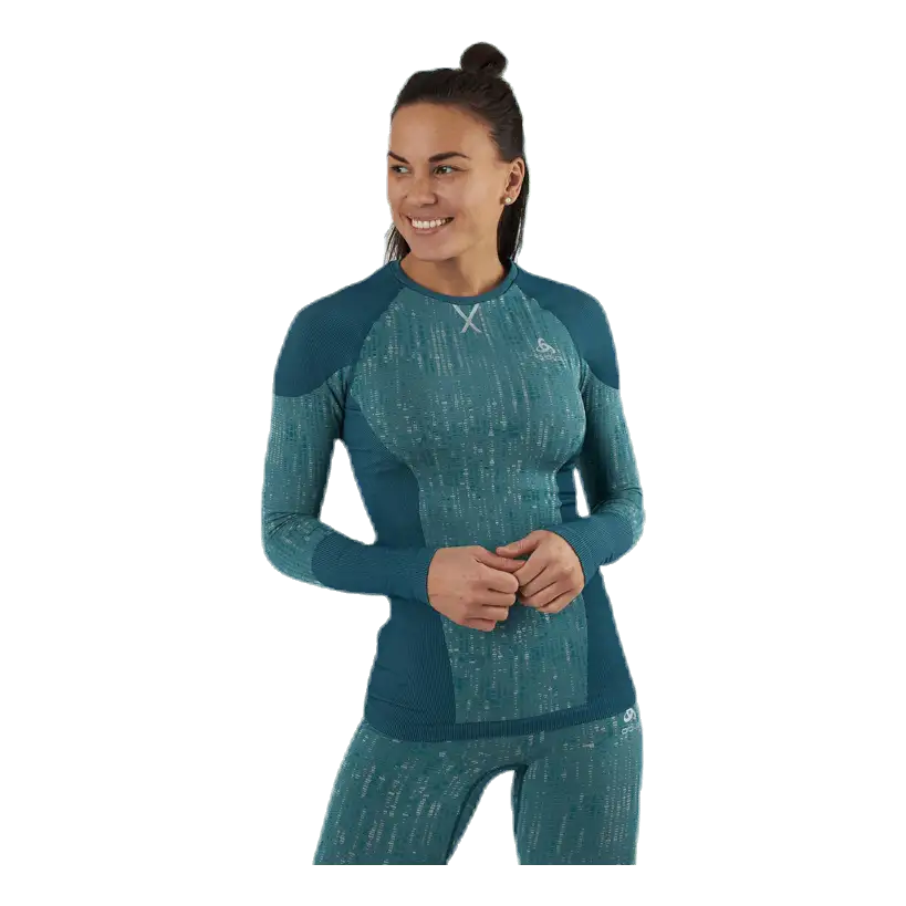 Blackcomb LS Crew Neck Top Green