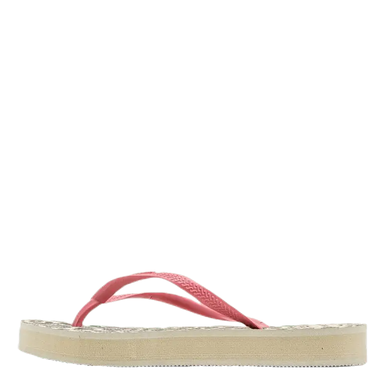 Slim Flatform Animal Beige