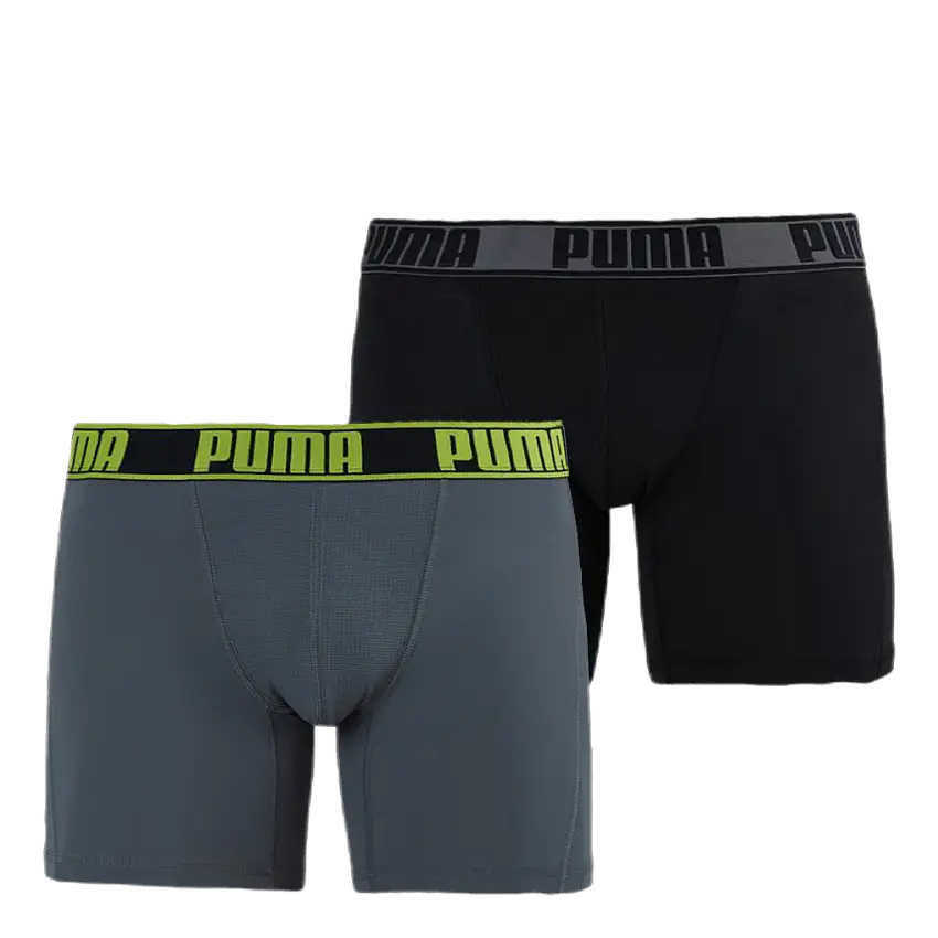 Active Boxer 2-Pack Grey/Yellow