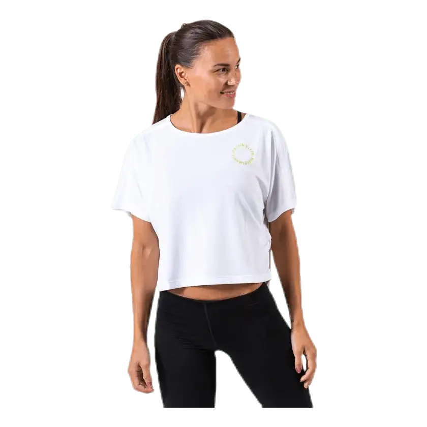 Open Back Short Sleeve Tee White