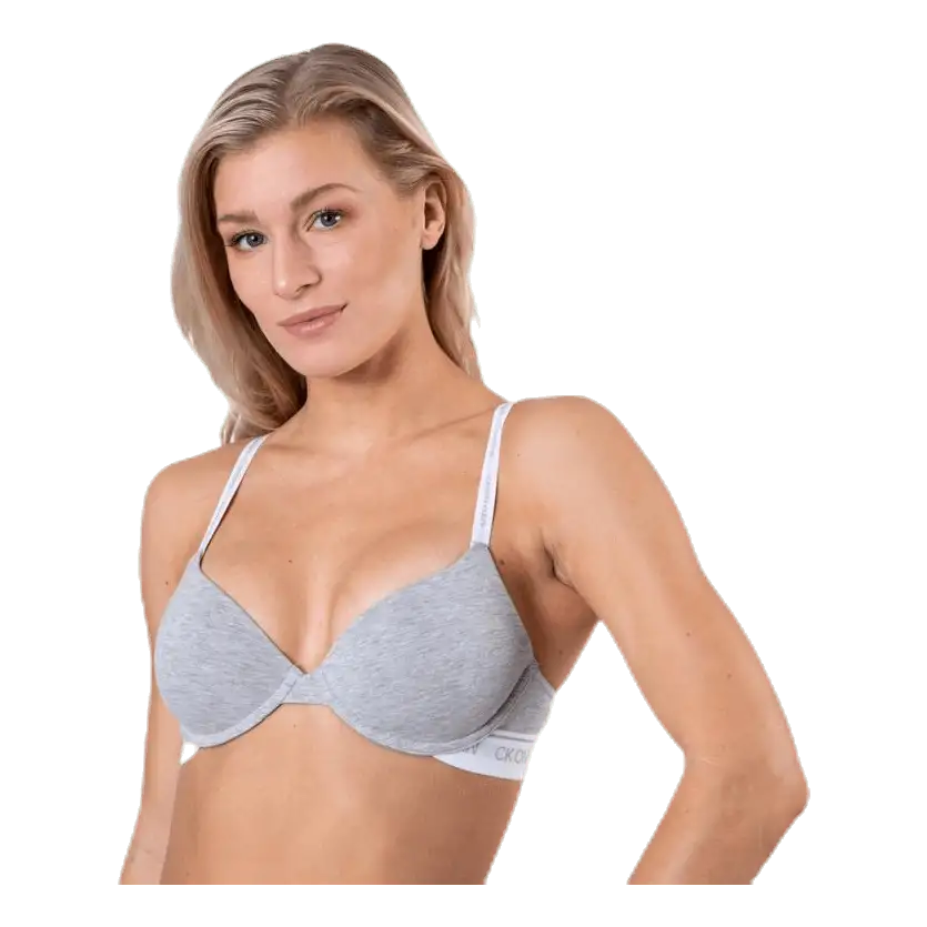 Ck One Cotton Lightly Lined Demi Grey