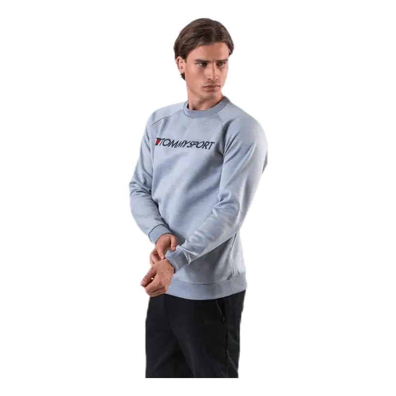 Fleece Logo Crew Neck Grey