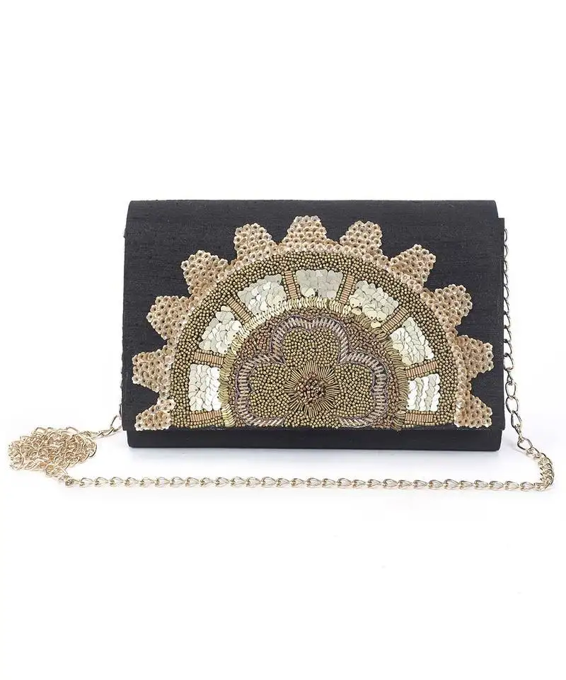 Shades of gold clutch