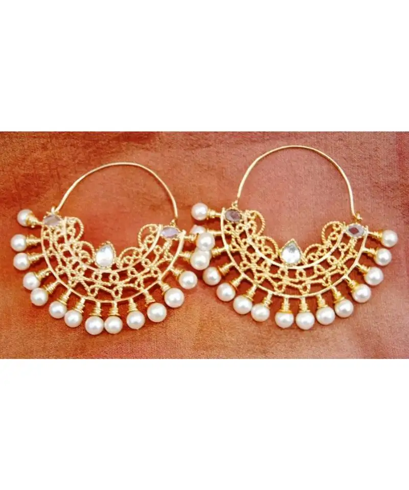 Chand bali hoop earrings