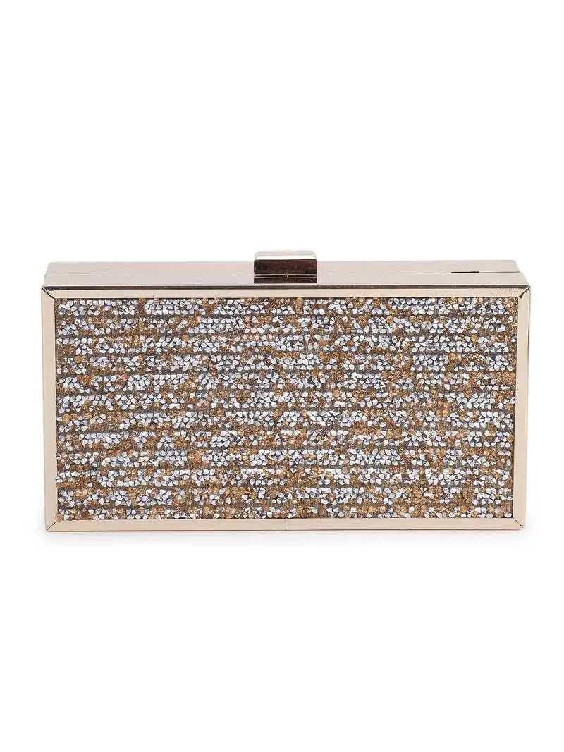 Lined stonework clutch