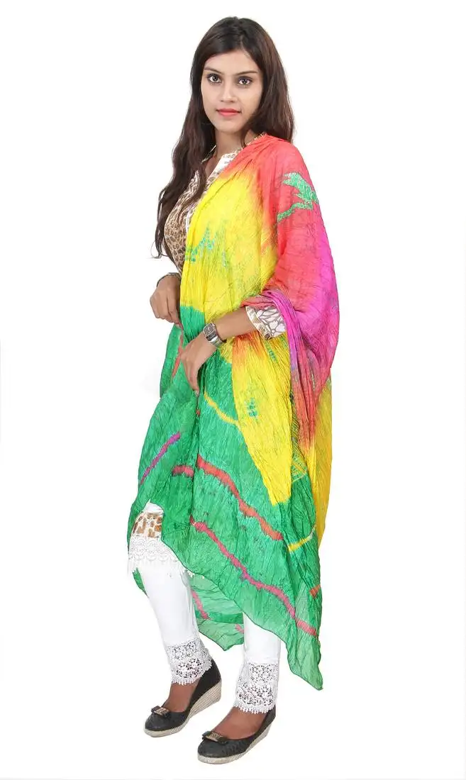 Multicolor lahariya dupatta