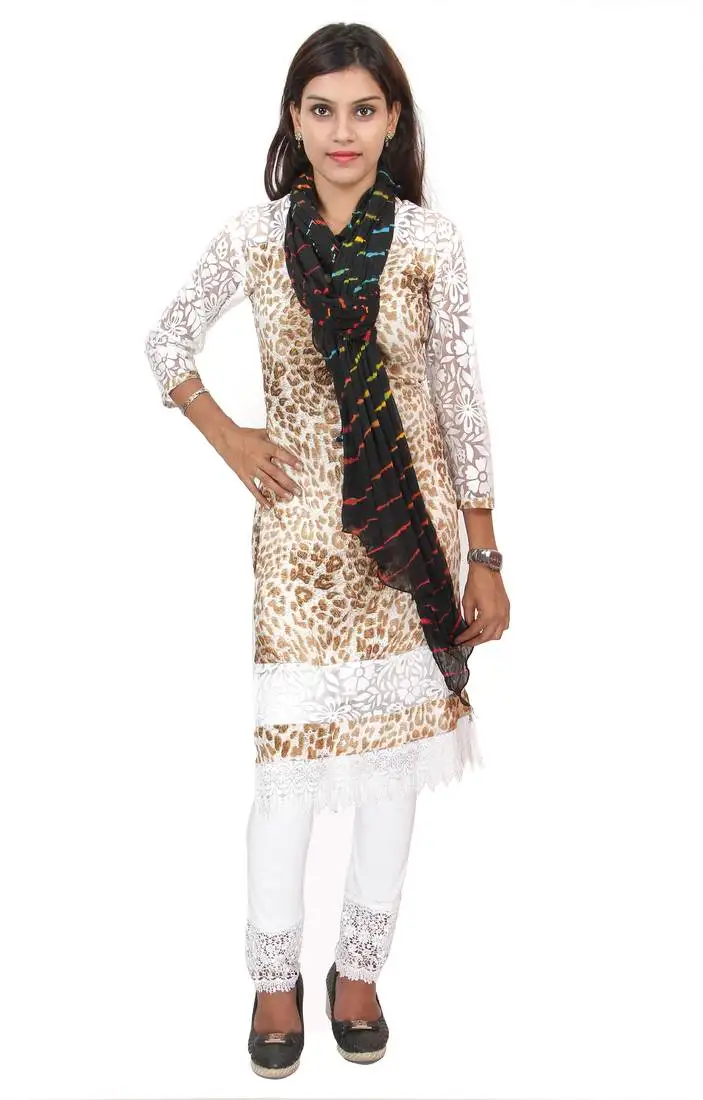 Black multi lahariya dupatta