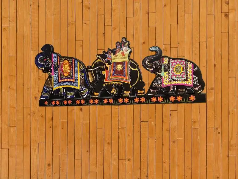 Elephant black key chain holder