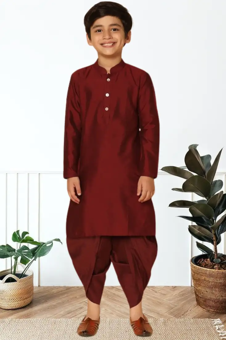 Pink printed art silk stitched lehenga